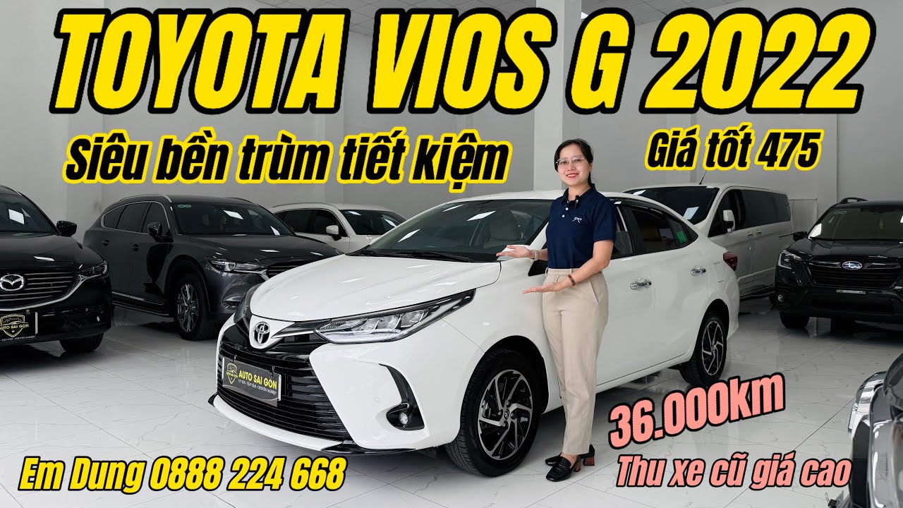 Toyota Vios G 2022 lướt như mới giá tốt|Thu mua ô tô cũ Tphcm