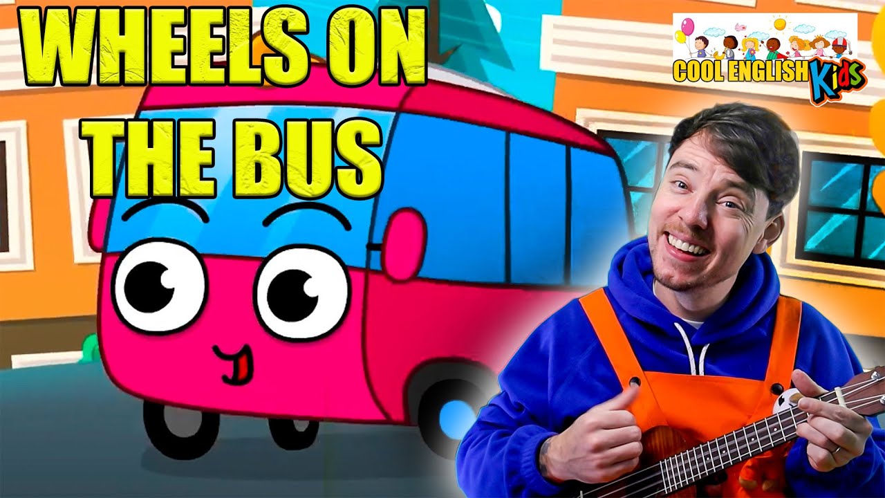 Wheels On The Bus Ukulele Sing Along For Kids YouTube