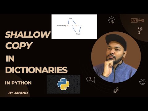 Shallow copy of dictionaries in python #Shallowcopy #python #dictionaries
