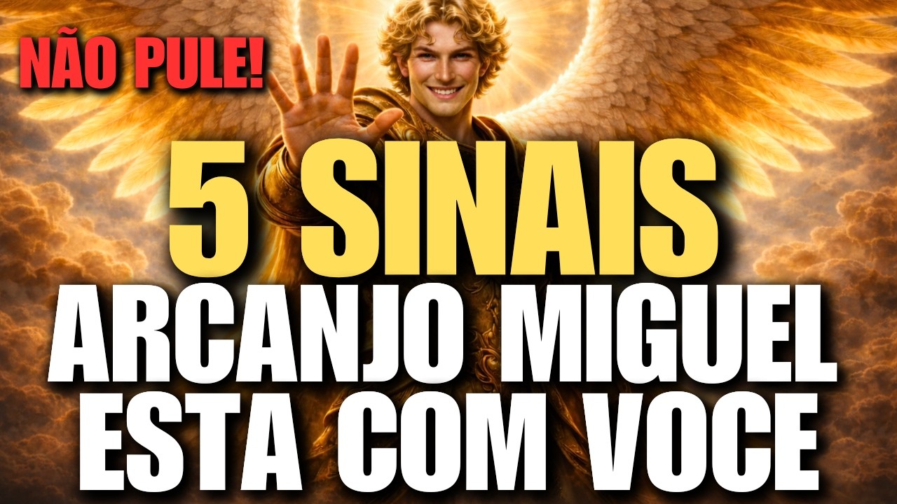 5 SINAIS DE QUE O ARCANJO MIGUEL ESTÁ COM VOCÊ! Reconheça a Presença Angelical