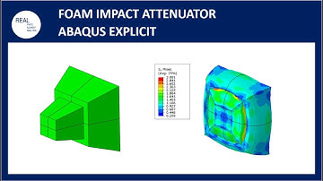Foam Impact Attenuator with Abaqus Explicit - Tutorial