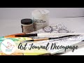 How to Decoupage in a Journal