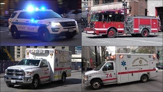 [Chicago Compilation] Police Cars, Fire Trucks and Ambulances responding