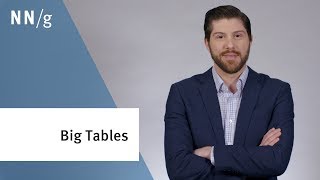 Designing Tables for Desktop Apps with Lots of Data