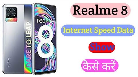 How To Show Daily Data Usage Realme 8 || Realeme 8 Internet Speed Data Show || The Tech Akash