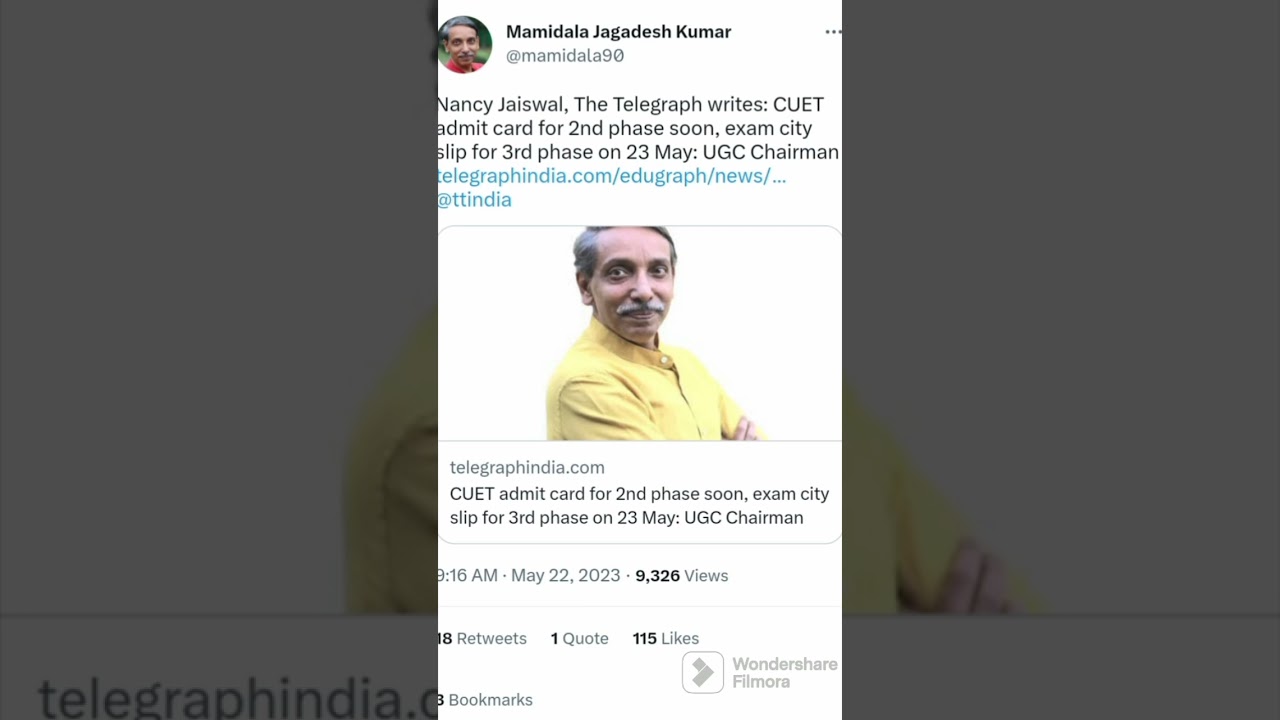 CUET ADMIT UPDATE: Phase 2&3 admit released 🚨🚨