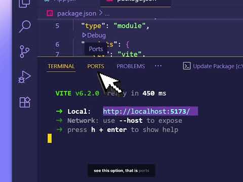 Share your localhost online with this secret VS Code feature.... 🤯