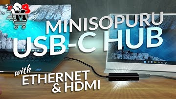 Minisopuru USB-C Hub with Ethernet and HDMI