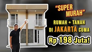 SUPER MURAH !!! Rumah 2 Lantai + Tanah di tengah Kota Jakarta cuma 198 Juta