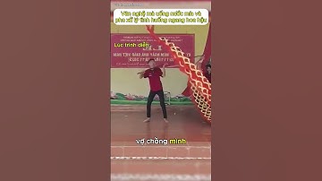 Văn nghệ mà uống nước mía và pha xử lý tình huống ngang hoa hậu của thanh niên