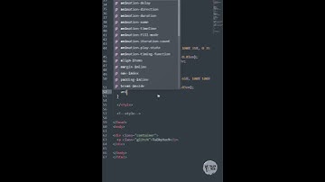 Text Glitch Effect | #html #css #glitch | #talkytech #tt #shorts