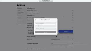 how to change password