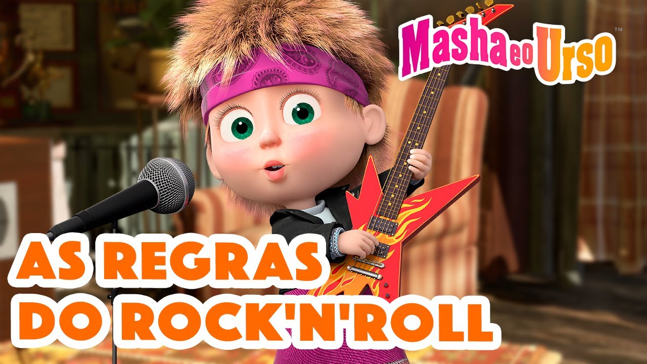 Masha e o Urso 👱‍♀️🐻 🤘 As regras do rock'n'roll 😜 Coleção de desenhos animados