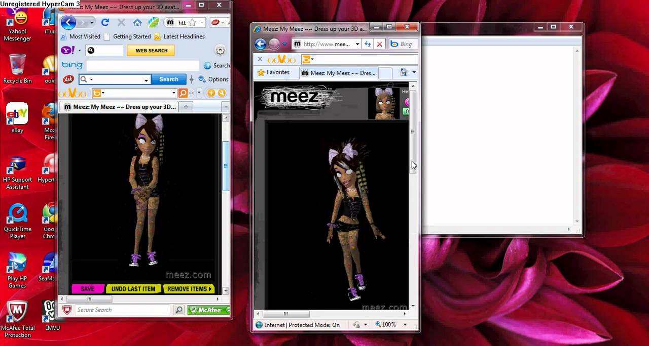 How to glitch on meez