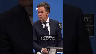 NATO Chief Mark Rutte: Drone strikes near Polish border show Putin's desperation