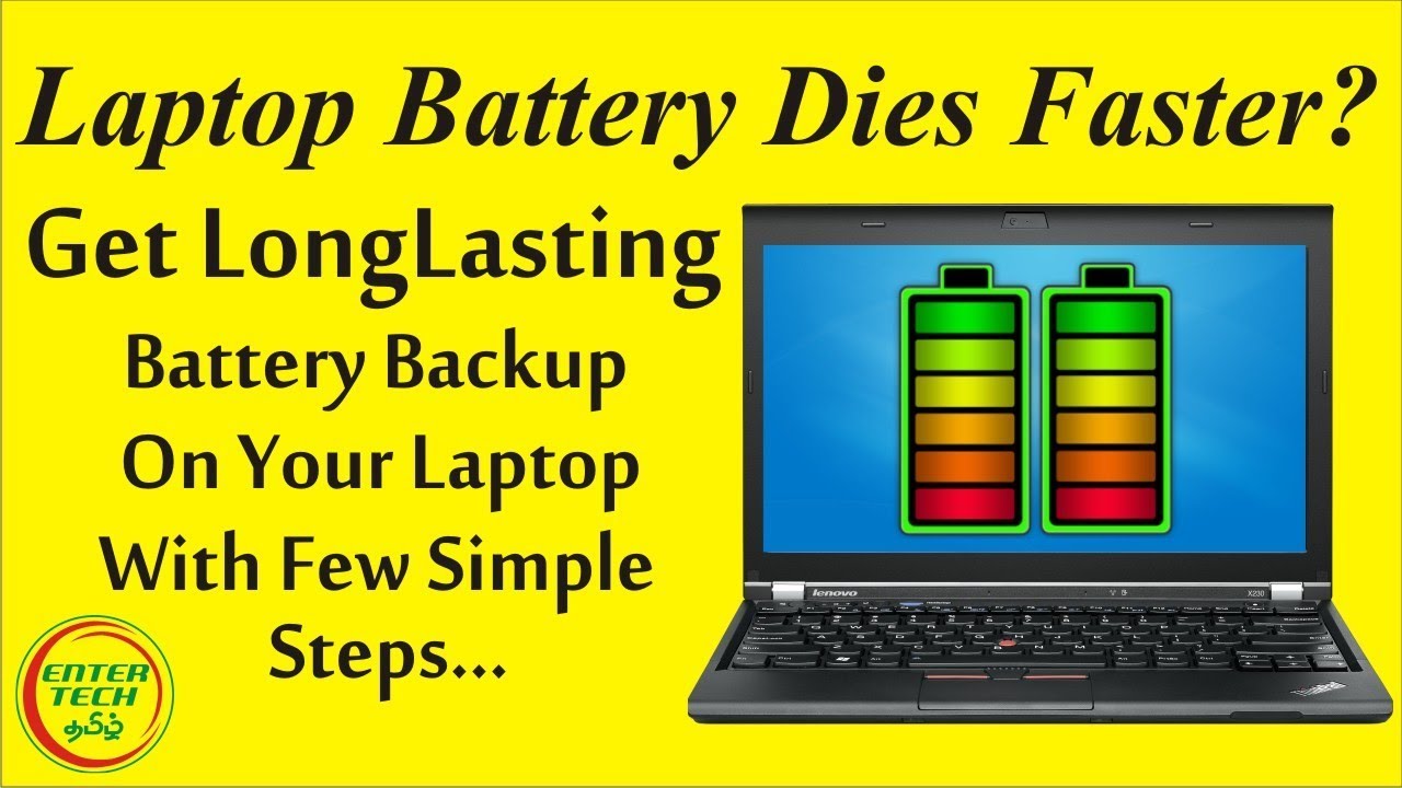 10 Ways to Fix Laptop Battery Problems  Laptop Battery Drain Faster  Increase Battery Backup 2018