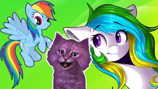 ВЕСЕЛЫЕ ПОНИ СПАСЛИ ПОНЯШУИ СКАЗОЧНЫЙ МИР 🐱 Мой маленький пони 🐱 MY LITTLE PONY 🐱 MLP @05