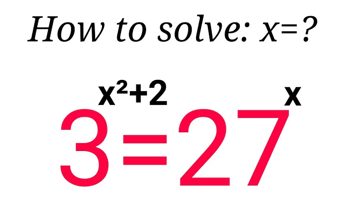 A Nice Exponential Equation Solving By Math Tutor Jakaria🔥 What is the value of x in this Equation?