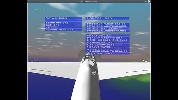 Linux Air Combat   A6M Zero First Test