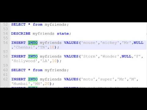 DDL DML DCL TCL Patch
