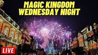🔴Live: Magic Kingdom Wednesday Night with Happily ever after Fireworks Walt Disney World 6/5/2024