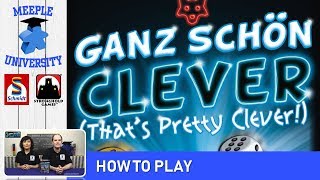 Ganz Schön Clever Board Game – How to Play & Setup (full concise rule, including solo rules!)😆