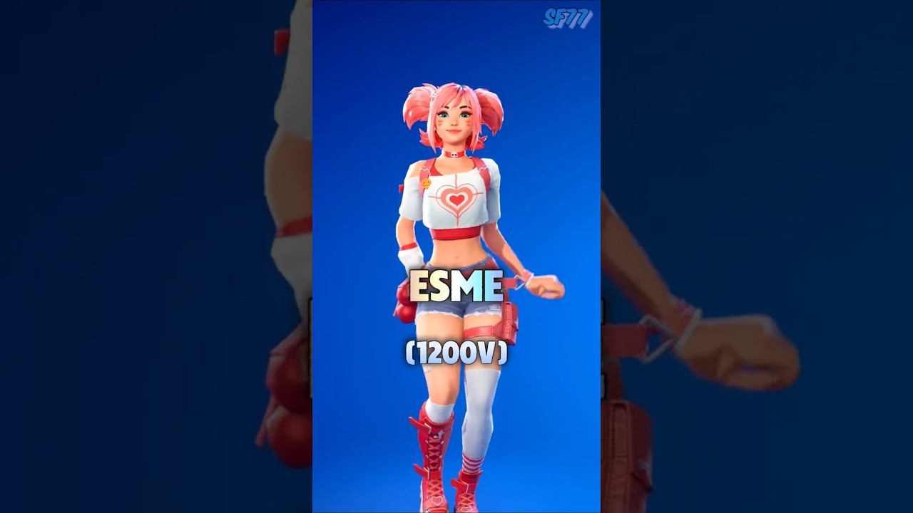 포트나이트 '에스메' 신규 스킨 리뷰('ESME' Fortnite New skin 4K Showcase)(フォートナイ 'エズミ')