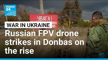 Russian FPV drone strikes in Ukraine