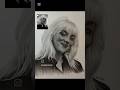 DRAWING BILLIE EILISH IN 45 SEC ( TIME LAPSE VIDEO) || HOW TO DRAW BY dawinddraw