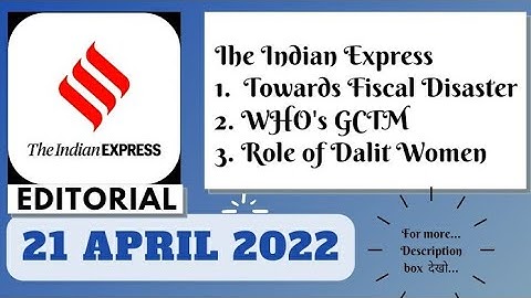 21st April 2022 | Gargi Classes The Indian Express Editorials and Ideas Analysis | Rajani Kant Lata