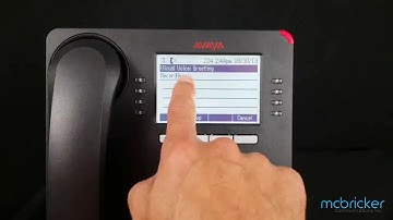 Create Voicemail Greeting Avaya IPOffice McBricker