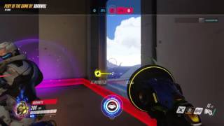 Overwatch: Lucio Quadruple Push Kill Play of the Match