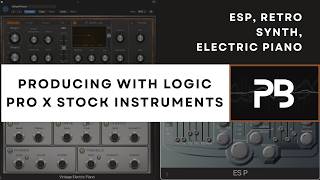 PRODUCING WITH LOGIC PRO X STOCK INSTRUMENTS | Dub Techno Experiment + Free Mixing Template