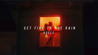 Adele-Set Fire To The Rain (slowed reverb lyrics)