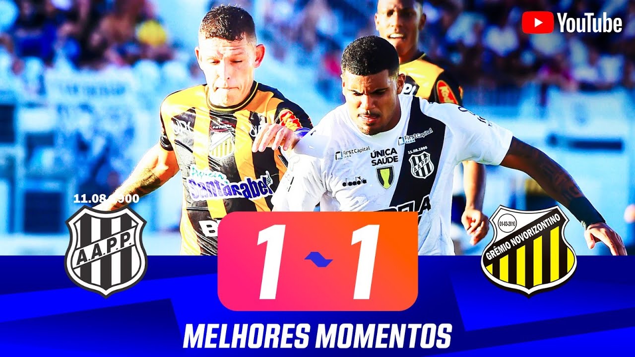 PONTE PRETA 1 X 1 NOVORIZONTINO | MELHORES MOMENTOS | DÉCIMA PRIMEIRA ...