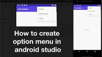 Create Option Menu In Android Studio In Urdu/ Hinid | 2020