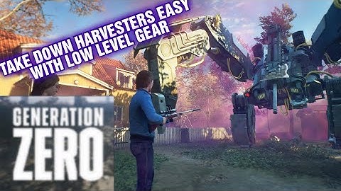 GENERATION ZERO TAKING DOWN HARVESTERS EASILY WITH LOW LEVEL GEAR !!