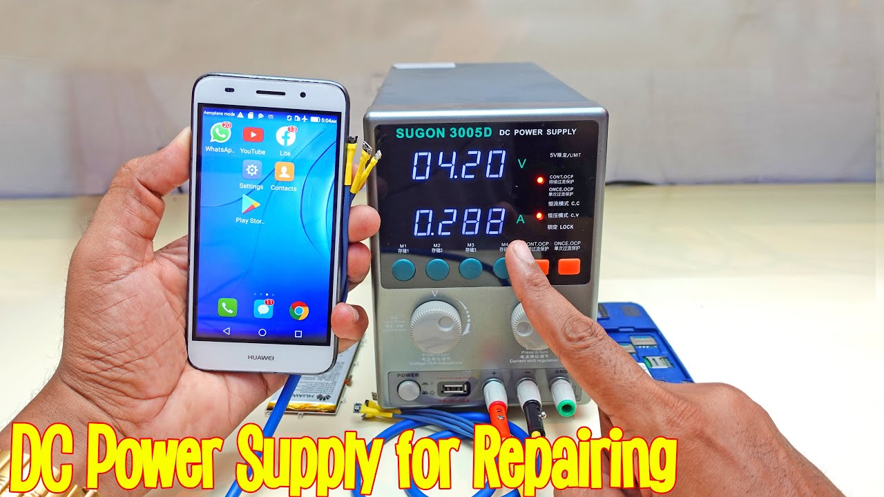How To Use Digital DC Regulated Power Supply 1502 Or 3005 In Mobile how-to-use-digital-dc-regulated-power-supply-1502-or-3005-in-mobile