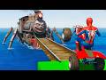 الرجل العنكبوت انقاذ باتمان Spider-Man Rescue batman vs iron man vs venom funny Game GTA 5 superhero