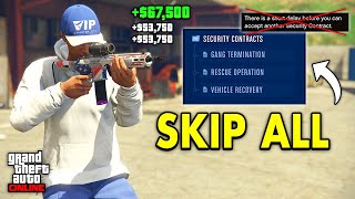 *EASY* SKIP COOLDOWN OF SECURITY CONTRACTS IN GTA 5 ONLINE!