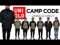 【キャンプファッション】UNIQLO（ユニクロ）縛りキャンプコーデ / EZYアンクルパンツ/フリースプルオーバー/ENGINEERED GARMENTS