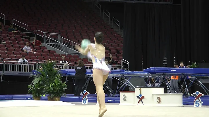 Ariella Kudishevich - Ball Final - 2014 USA Gymnastics Championships