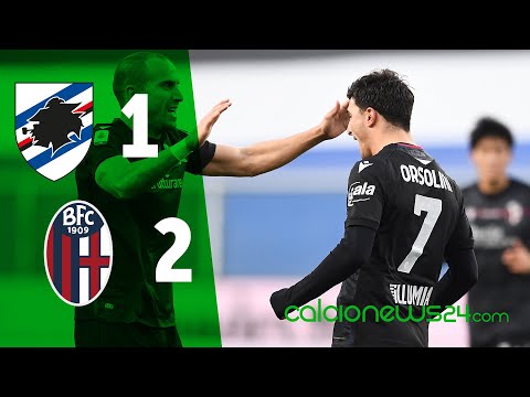 SAMPDORIA - BOLOGNA 1-2: sintesi, moviola e pagelle