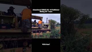 Will It Run Abandoned Terex 82-40 Bulldozer??#willitrun #recovery #engine #repair #old #tractor