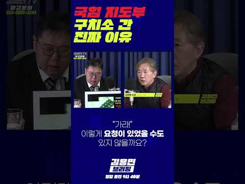 국민의힘 지도부 <strong>구치소</strong> 간 진짜 이유 #국민의힘 #나경원 #윤석열