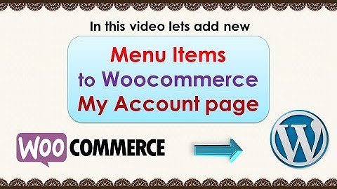 New Menu Items to Woocommerce My Account page - Sufyan Shaik