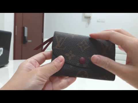 Cute Louis Vuitton Rosalie Monogram Canvas & Fuchsia Interior Card/Coin  Purse