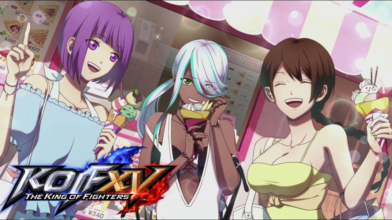 The King of Fighters XV (XSX) Team New Girls-High-School Gameplay - Story & Ending [1080p 60fps]