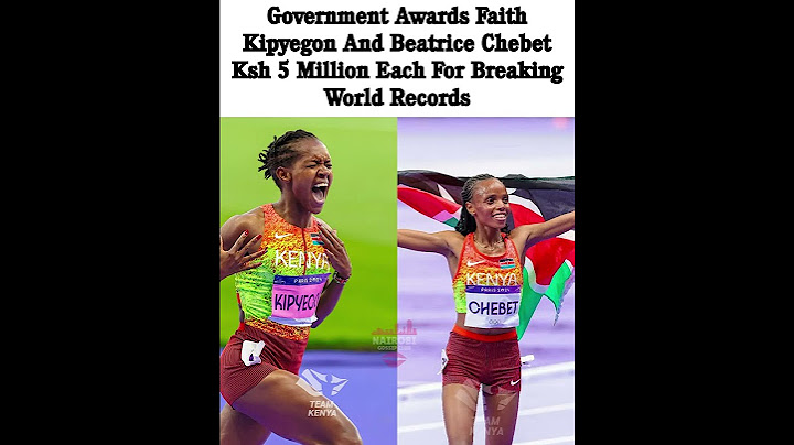 🏆🇰🇪 Faith Kipyegon & Beatrice Chebet Rewarded KSh 5M Each for Breaking World Records! 🔥