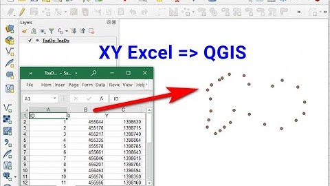 #Shorts Tạo tọa độ XY từ Excel trên QGIS